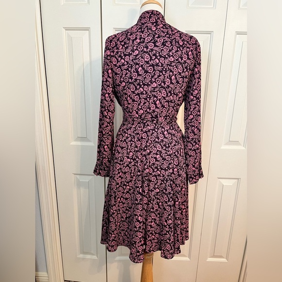 Nanette Lepore Women's Black and Pink Dress size 6 - Picture 6 of 8